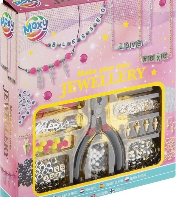 MOXY zestaw do tworzenia biżuterii z literami