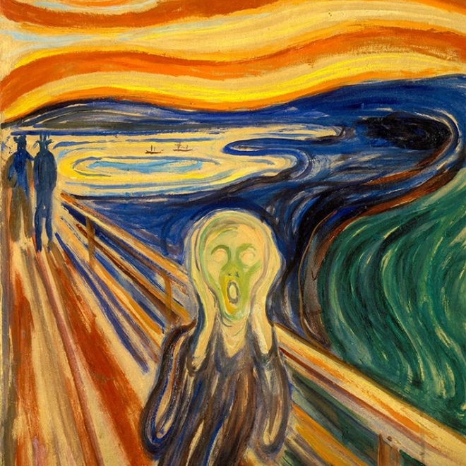Puzzle Edvard Munch: Krzyk 1000 części
