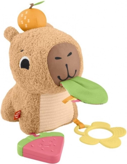 Fisher-Price pluszowa zabawka kapibara z akcesoriami