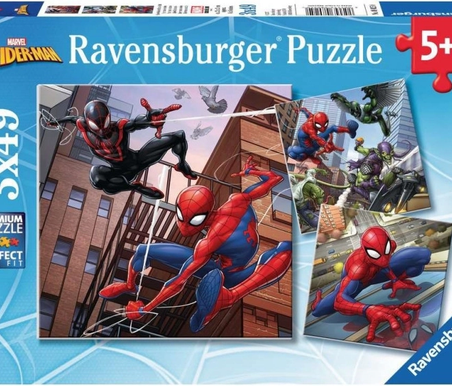 Puzzle Ravensburger Spider-Man 3x49 elementów