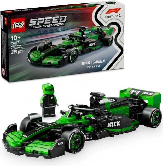 LEGO Speed Champions samochód wyścigowy KICK Sauber F1 Team C44