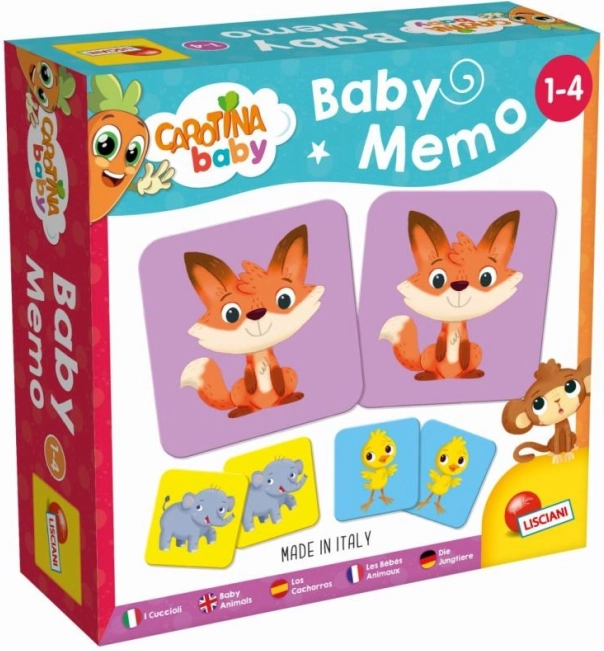 Dziecięce memo ze zwierzątkami CAROTINA