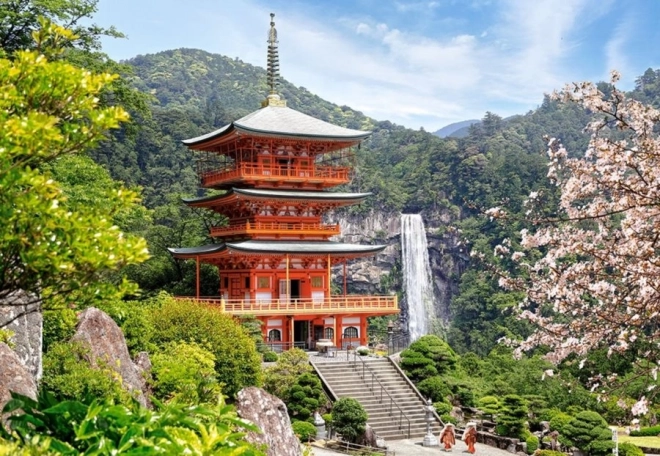 Puzzle 1000 elementów Świątynia Seiganto-ji, Japonia