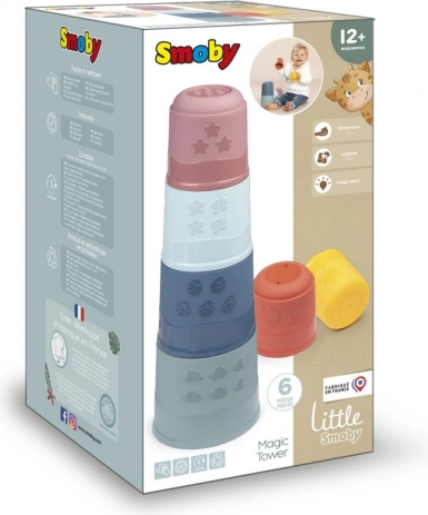 wieża do układania LITTLE SMOBY – magiczna piramida dla dzieci