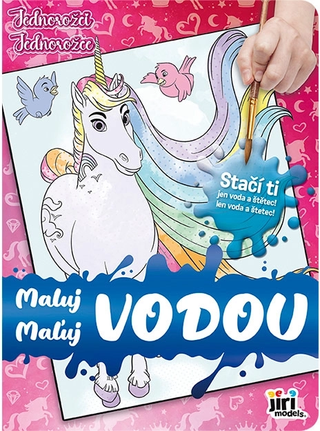 Kolorowanki maluj wodą – jednorożce