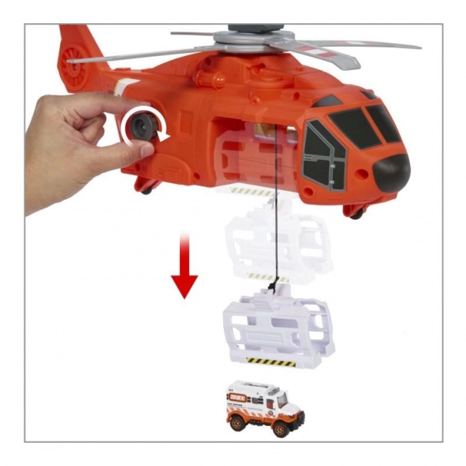 Ratunkowy helikopter z pudełka Matchbox
