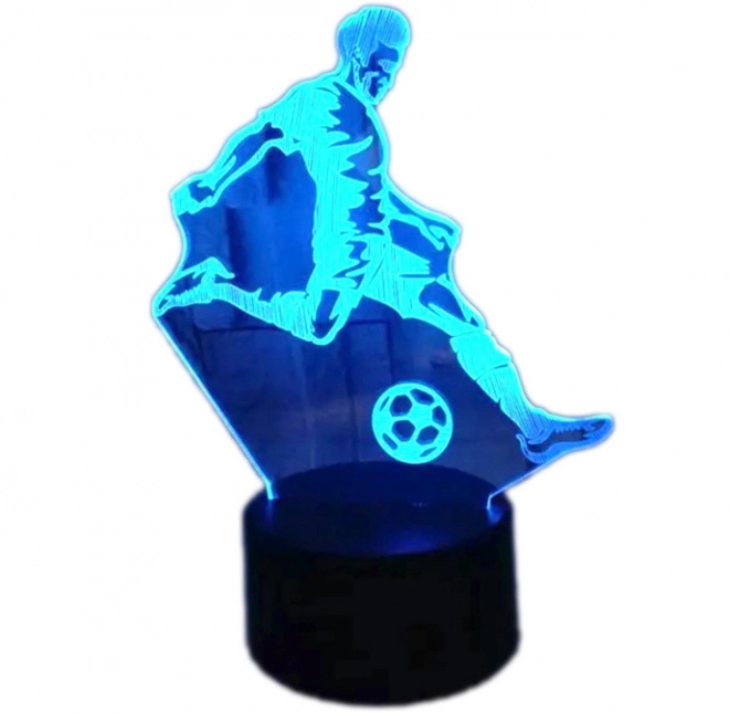 Zd98k 3d vedl fotbalista lampka nocna