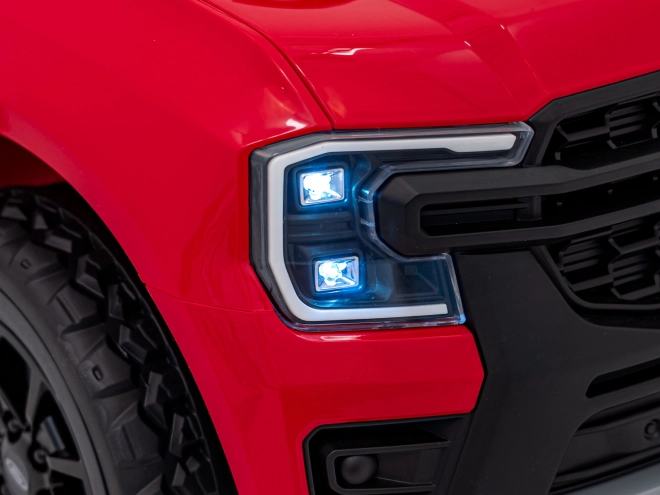 Dziecięcy elektryczny samochodzik Ford Ranger czerwony