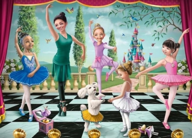Puzzle Baletowa próba 60 elementów Ravensburger