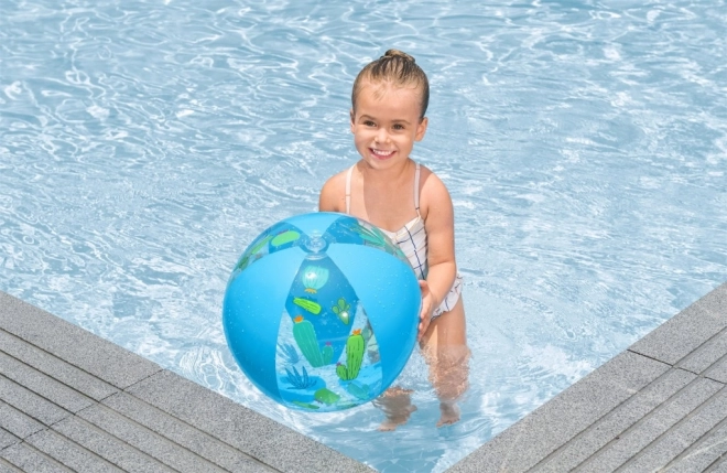 Kolorowa nadmuchiwana piłka plażowa Bestway Groove 'n Splash 51 cm owoce