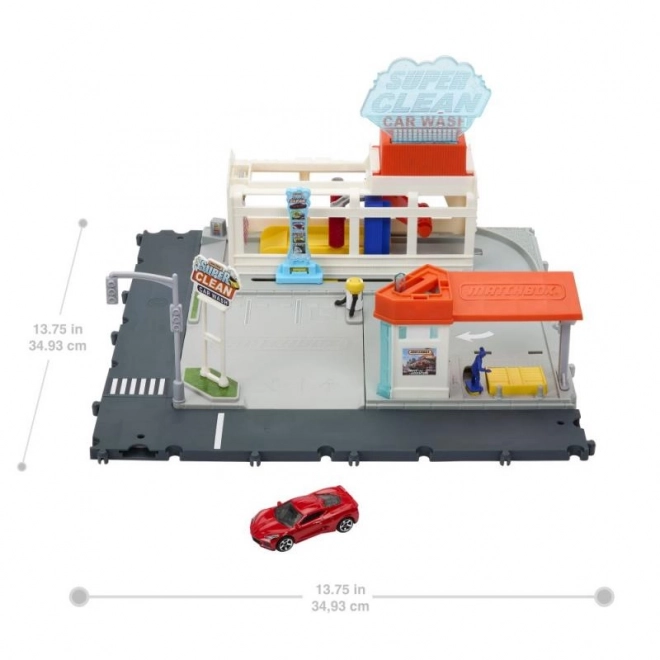 Zestaw Matchbox Real Adventures Myjnia samochodowa