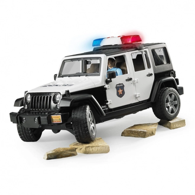 Bruder Jeep Wrangler Rubicon Policja
