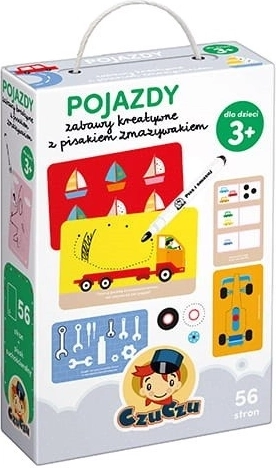CzuCzu Pojazdy – kreatywna zabawa ze zmazywalnym flamastrem
