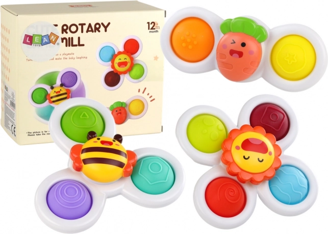 Sensoryczna zabawka Spinners Bee Sunshine Carrot Suckers