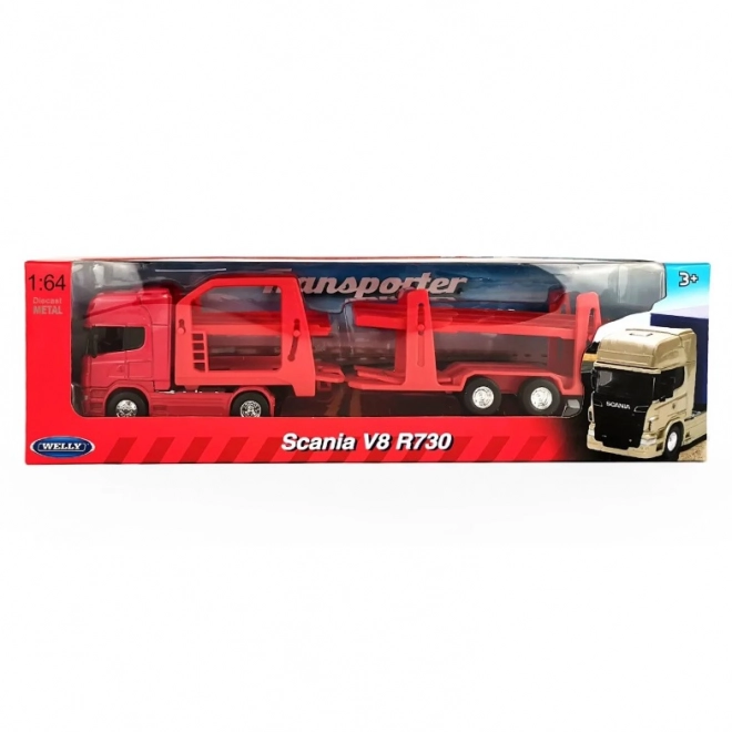 WELLY MODELY SCANIA V8 R 730 ciężarówka 1:64