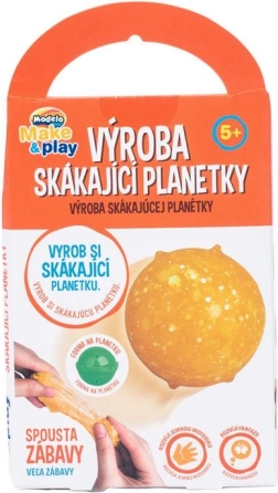 Zestaw do wykonania piłki skaczącej – żółty