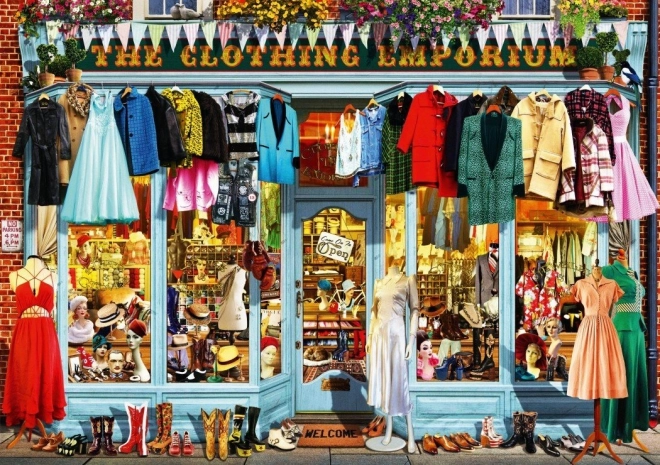 Puzzle sklep z odzieżą 1000 elementów BLUEBIRD