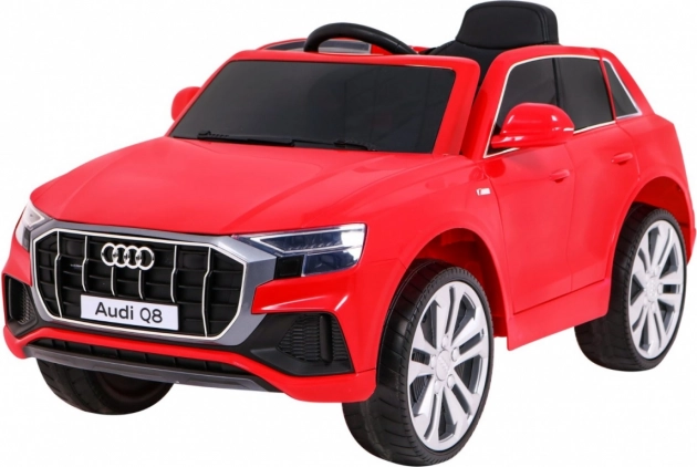 Dziecięcy elektryczny samochodzik Audi Q8 czerwony SUV z pilotem