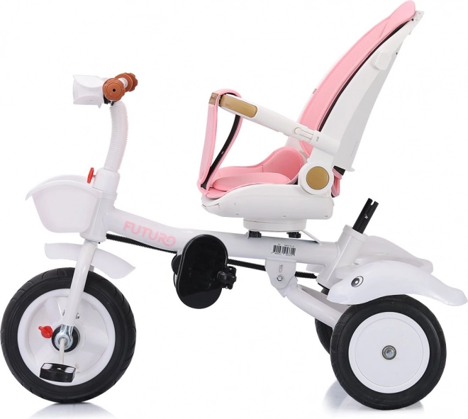 CHIPOLINO Trójkołowiec z daszkiem Futuro 2w1 Princess