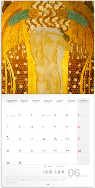 Kalendarz notatek Gustav Klimt 2026