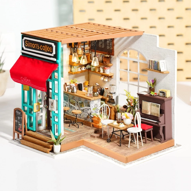 Šimonova kawiarnia - DIY Miniaturowa kawiarnia w domku dla lalek