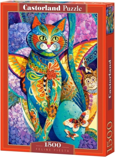 Puzzle 1500 elementów Feline Fiesta
