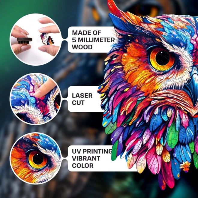 EscapeWelt drewniane puzzle Sowa 200 elementów