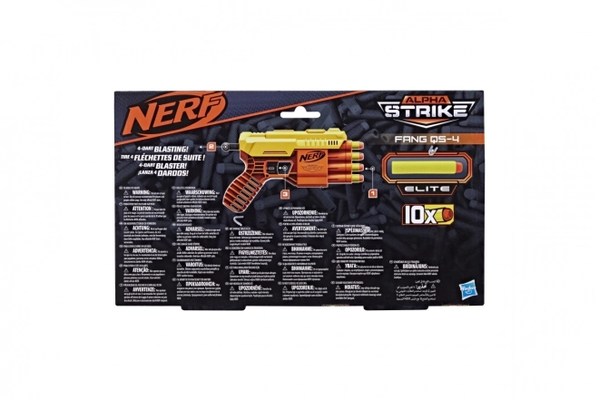 NERF Alpha strike fang QS4 Żółty