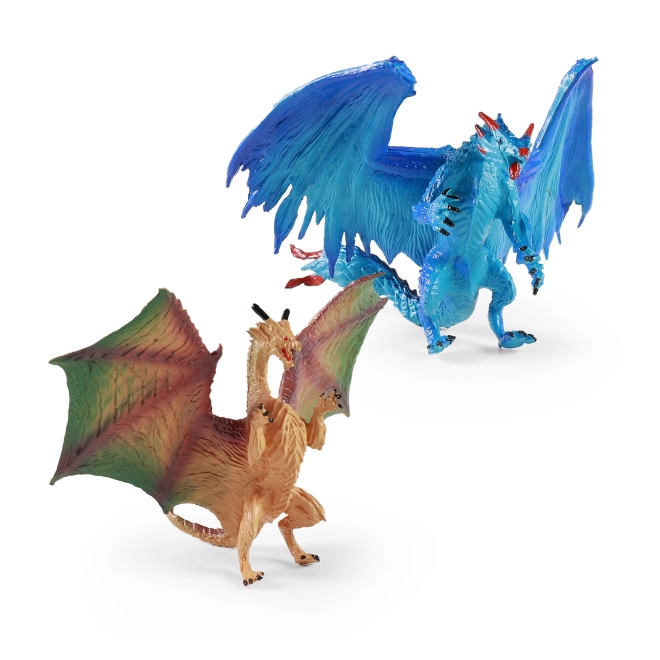 Dwukolorowe figurki