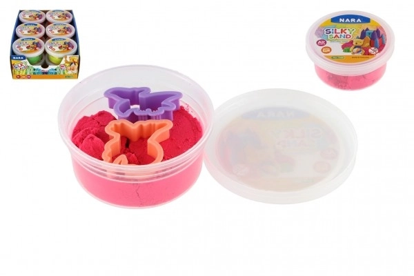 Kreatywny kolorowy piasek Nara Silky Sand w pudełku