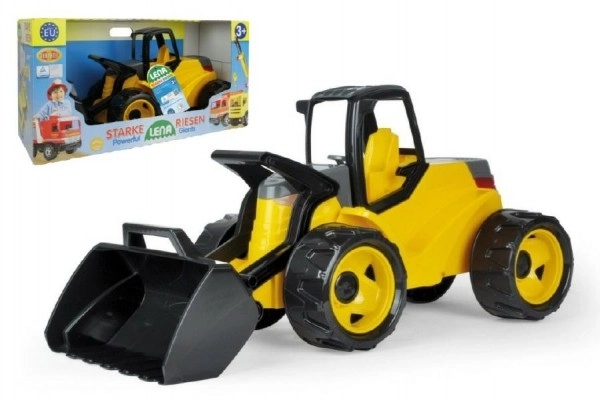 Duży żółto-czarny ładowacz Giga Trucks