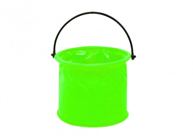 Składany wielofunkcyjny wiadro PVC zielony