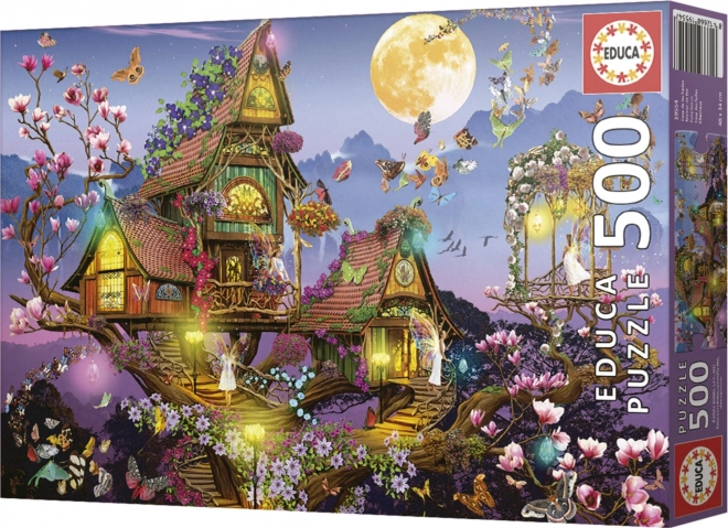 EDUCA Puzzle Domek wróżek 500 elementów