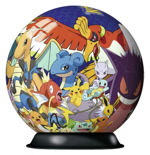 3D Puzzle-Kula Pokémon - 72 elementów