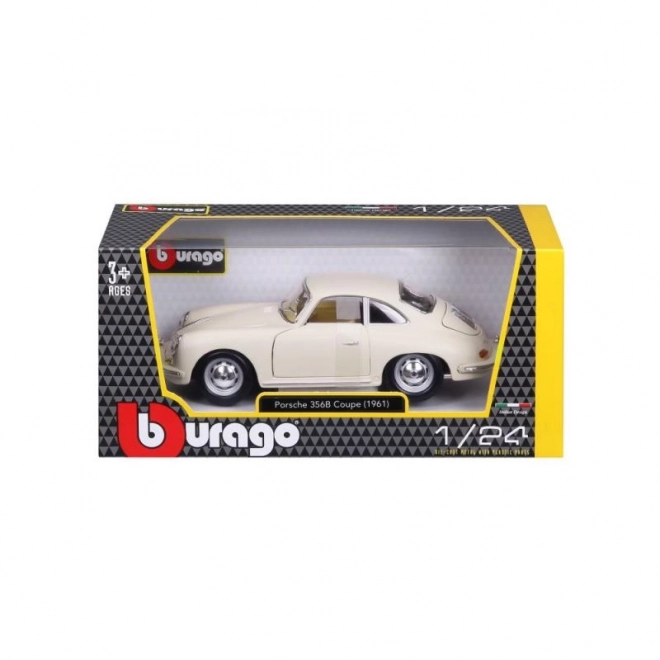 Bburago 1:24 Porsche 356B Coupe (1961) Kość słoniowa