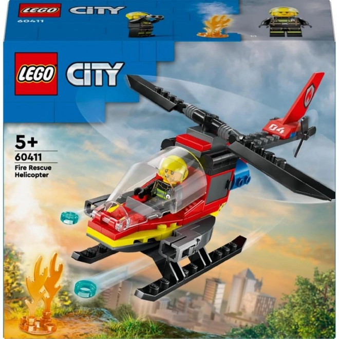 LEGO® City 60411 Helikopter ratunkowy straży pożarnej