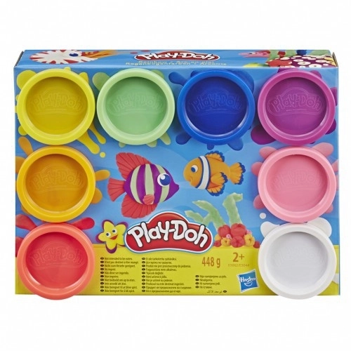 Play-doh Zestaw 8 kubków neonowych kolorów