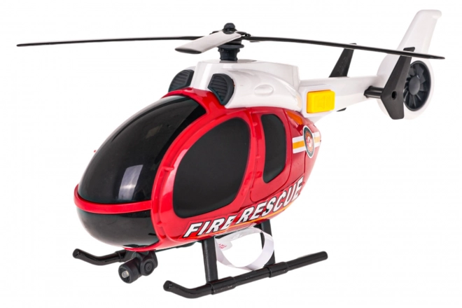 Zestaw helikopter + wóz strażacki