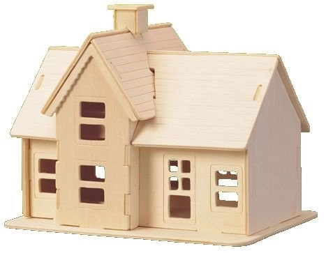 Drewniane puzzle 3D Koparka