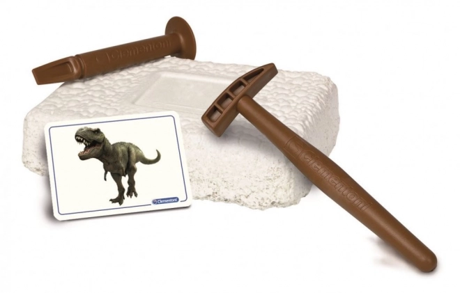 CLEMENTONI Nauka i Zabawa ArcheoFun: T-Rex + Triceratops