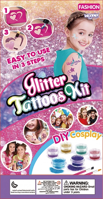 Woopie Art&Fun XXL zestaw do tworzenia tatuaży
