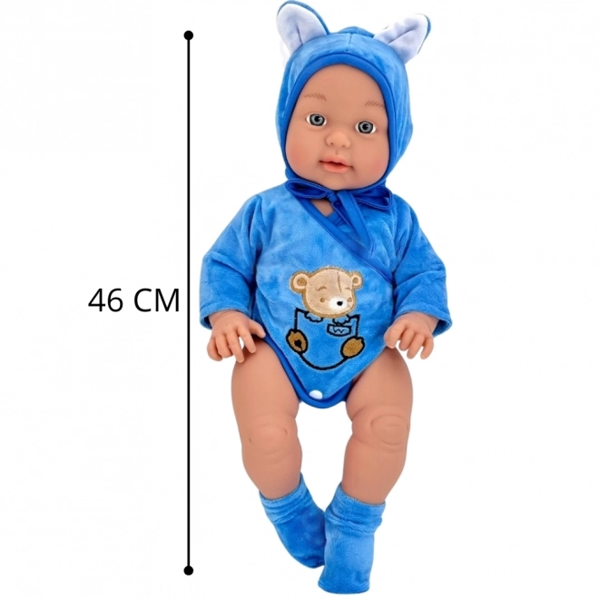Woopie królowa lalka niemowlę w stroju misia 46 cm