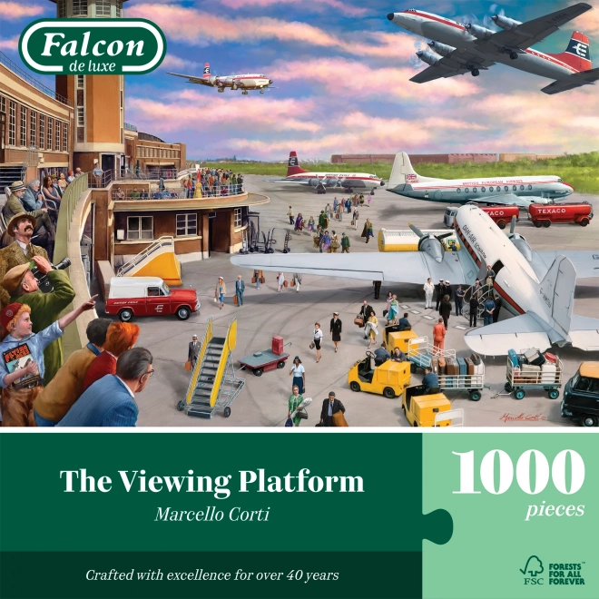 FALCON Puzzle Taras Widokowy 1000 Elementów