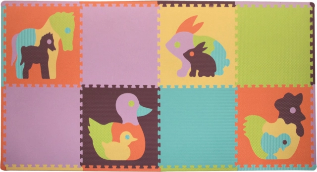 Piankowe puzzle Zwierzęta z obrzeżami