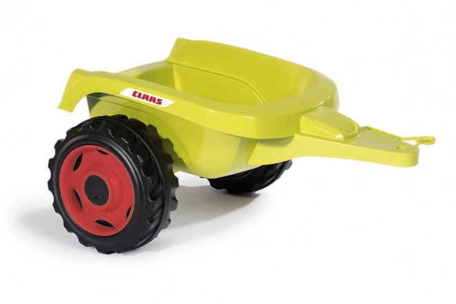 Traktor na pedały CLAAS Arion 400 z przyczepką zielony