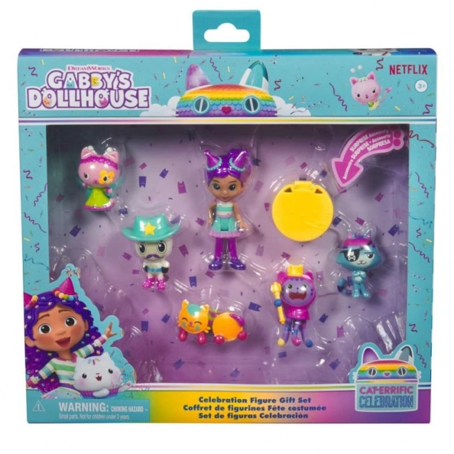 Zestaw upominkowy figurek kolekcjonerskich Magiczny domek Gabiny – Święto