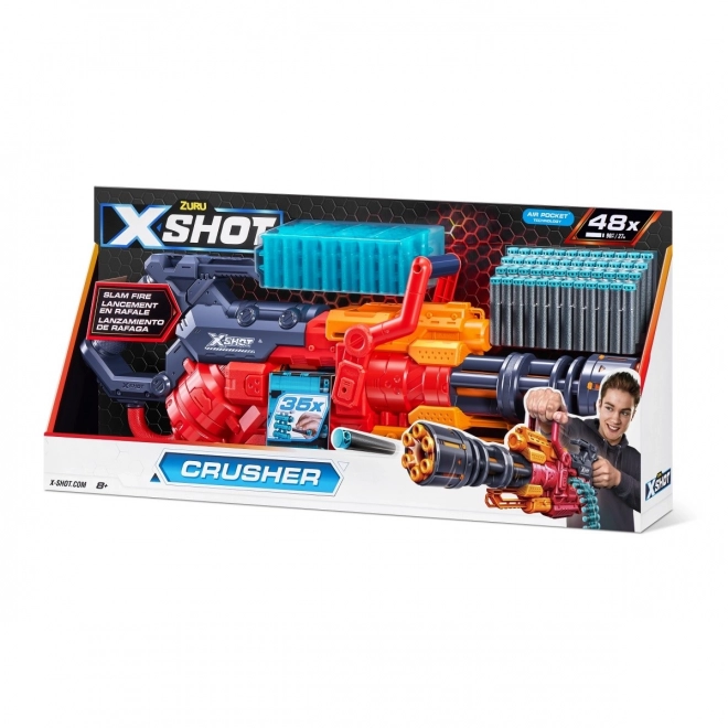 Wyrzutnia X-Shot Crusher z 48 piankowymi nabojami