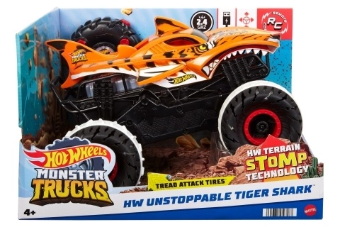 Hot Wheels RC Monster Truck Tygrysi Rekin