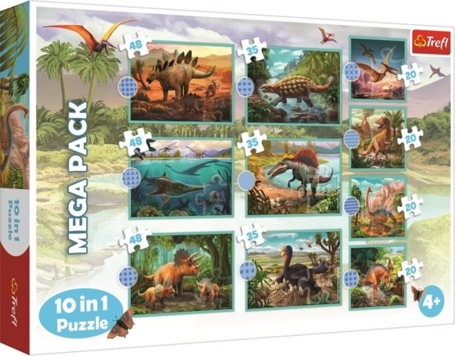 Puzzle Poznaj Dinozaury