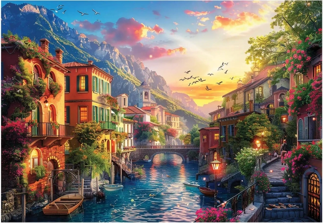 Puzzle Śródziemnomorskie miasteczko 2000 elementów